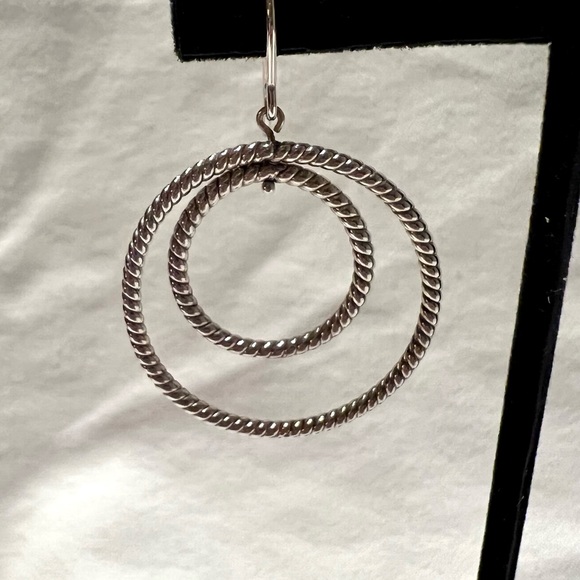 NWOT Saks Fifth Avenue Sterling Silver Earrings - Picture 4 of 5